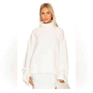 SNDYS x Revolve - Women’s White Turtleneck Sweater - Small - NWT